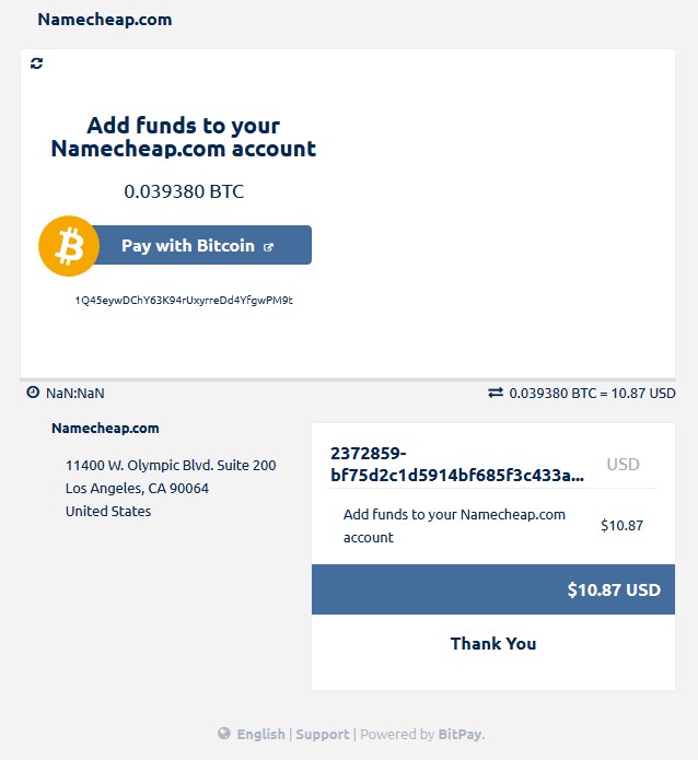 BitPay Add Bitcoins