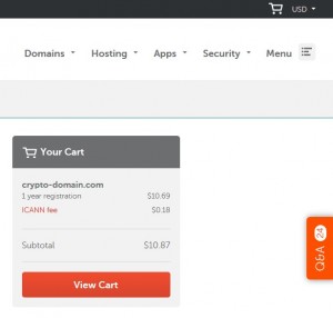 Namecheap Cart