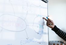 What is Cryptocurrency Affiliate Marketing? person writing on a whiteboard